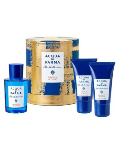 ACQUA DI PARMA ARANCIA DI CAPRI EDT 100 ML +  SAPONE MANI E CORPO 75 ML + LOZIONE MANI E CORPO 75 ML